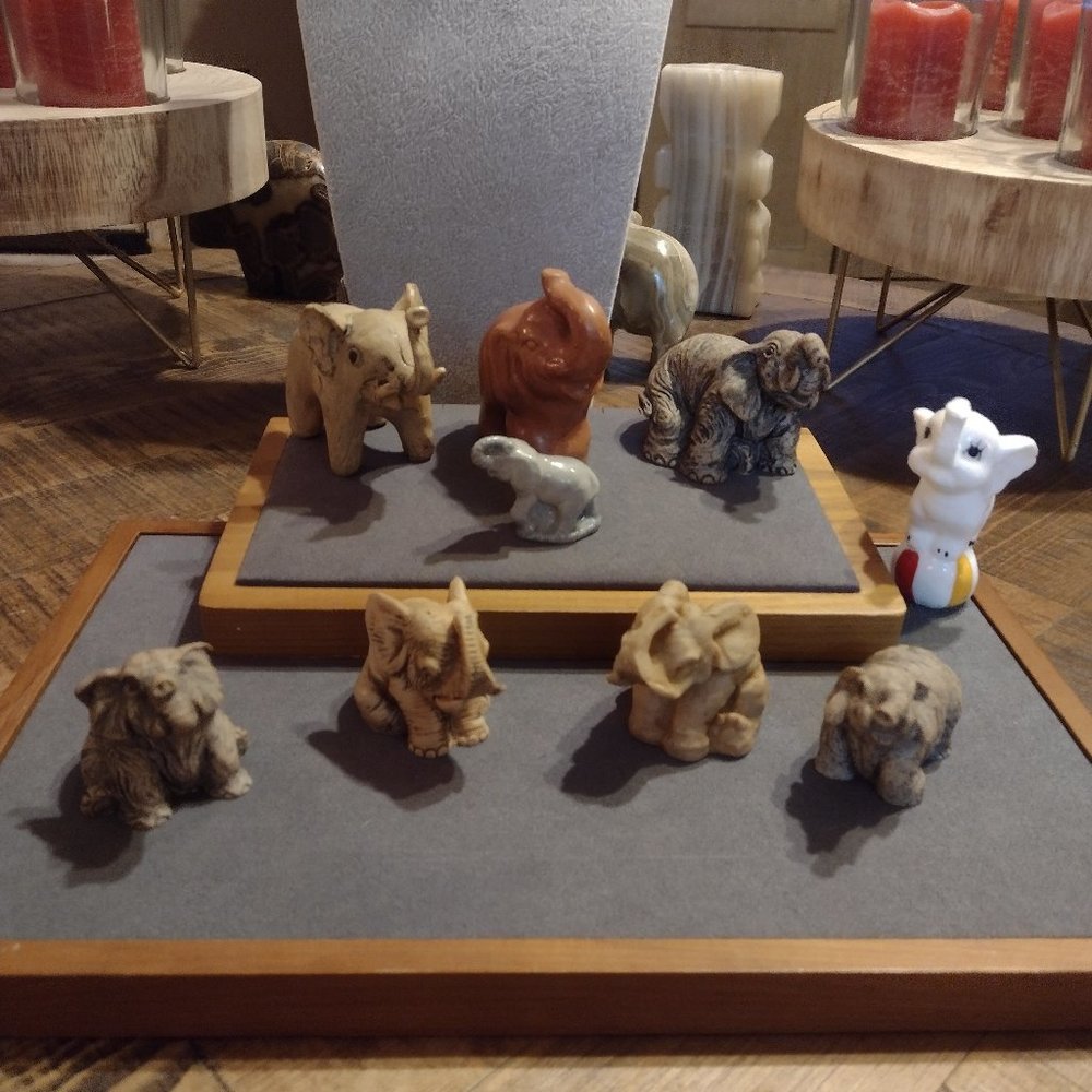 Carved Elephant Collection